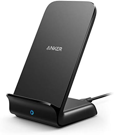 Anker Wireless Charger, PowerWave 7.5 Stand, Qi-Certified, Fast C...