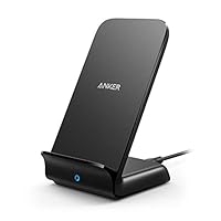 Anker Caricatore Wireless PowerWave 7.5 Stand, Qi-Certificato, Ricarica Veloce per iPhone 11, 11...