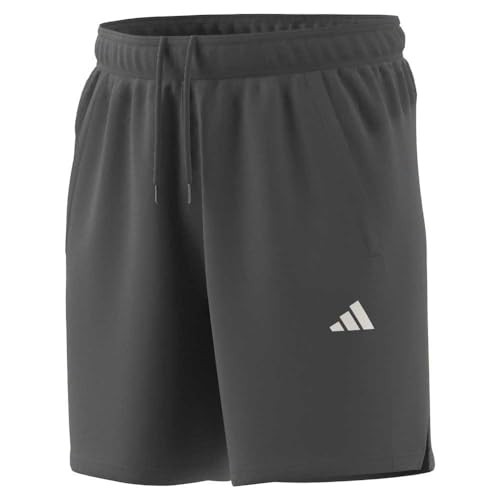 adidas Hombre Train Essentials All Set Training Shorts, Grey Five/White, S