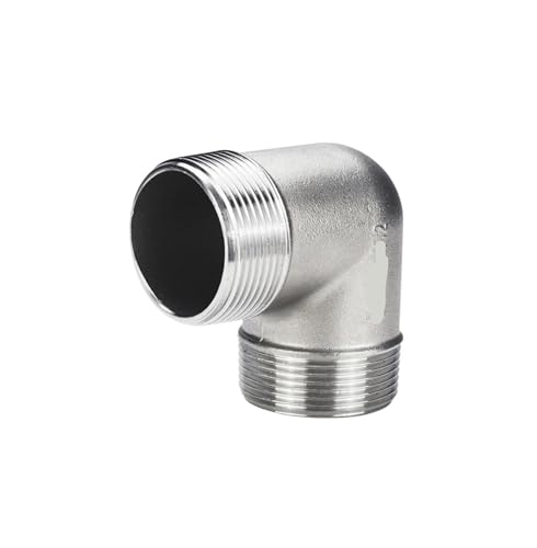 Codo de acero 90 grados G1/4 de acero inoxidable 304 para tuberías 2