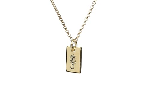 Collier polynésien hippocampe maori : le cadeau en or 14k idéal pour marquer un moment précieux