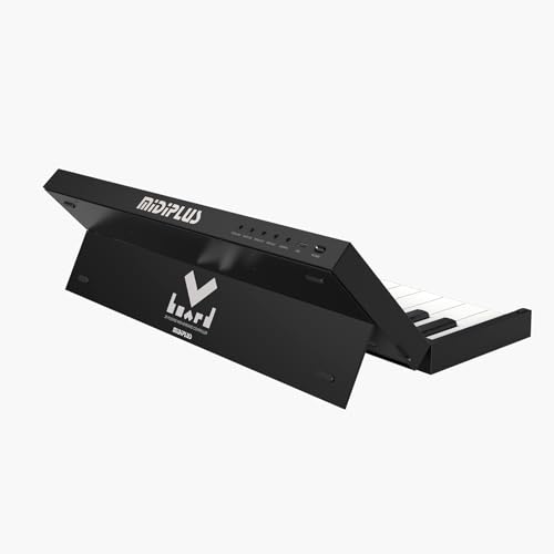 Kadence Midiplus Folding Vboard 25 keys MIDI keyboard controller with pads, touch strips, smart scale, knobs and compact folding design
