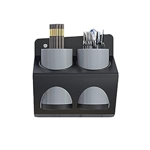 Batchelo Gebruiksvoorwerp houder bestek Caddy, bestek aftappen opbergrek, eetstokjes lepel vork organizer mand, voor…