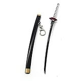 ✦Größe --- 22cm Metalldesign basierend auf Kimetsu no Yaiba Schwert Katana Knife; Sehr lustig zu spielen oder als Dekoration in Räumen zu setzen.