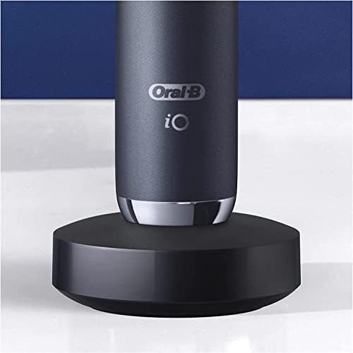 Oral-B iO9 Electric Toothbrush with Revolutionary Magnetic Technology, App Connected Handle, 1 Ultimate Clean Toothbrush Head & Charging Travel Case, 7 Modes with Teeth Whitening, 2 Pin UK Plug, Black