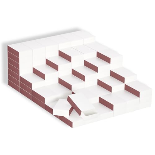 LONGIM 120pcs Blank Matches Boxes for DIY Craft 2.28x1.41x0.59in White Small Storage Container Bulk Matchboxes with Double-Sided Strikers for Wedding & Birthday Party Favor Supplies Empty Matchboxes
