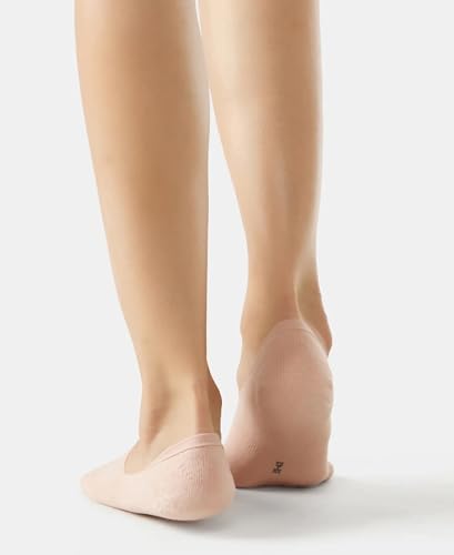 Image of Jockey 7484 Women Compact Cotton Stretch No Show Socks with StayFresh Treatment