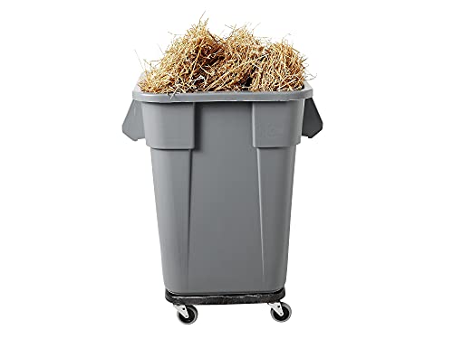 Rubbermaid Commercial 353600GY Brute Container, Square, Polyethylene, 40gal, Gray - Thumbnail 6
