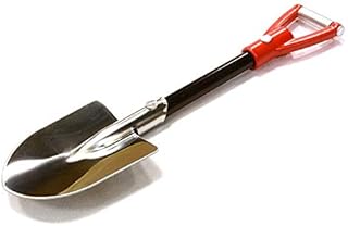 Integy RC Model C26531REDBLACK Realistic Scale Model Billet Machined D-Handle Utility Shovel 1/10 Size