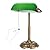 NISSAFORS Bankers Lamp, Green Desk Lamp with Pull Switch, Vintage Table Lamps for Home Office, Library, Piano LED Bulb Included (Green)