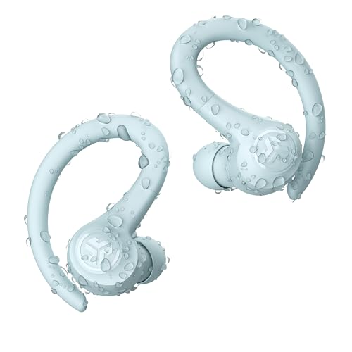Image of JLab, Go Sport+, True Wireless Workout Earbuds, Bluetooth Sport Earbuds, Clear Calling, Light Blue