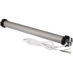 Motores Tubulares Para Persianas Precios Blue Motor MOT50SC Motor Tubular para persiana, 50 NM, Incluye Soporte y Adaptador, Color Plateado