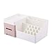 Produktbild LJYY Make-up Organizer, Kosmetik Aufbewahrungsbox - Schmuck Aufbewahrung mit 2 Schubladen Mehrschichtfächer - Große Kapazität - Geeignet für Ihre unterschiedliche Größe von Kosmetika für Badezimm
