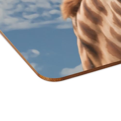 Napperons girafe de la savane pour une décoration de table exotique