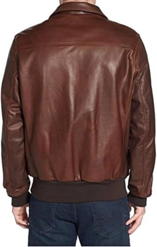 Image of Hide & Seek Men's A2 Aviator Air Force Cockpit Vintage Bomber Military Flight Pilot WWII Distressed Real Leather Jacket