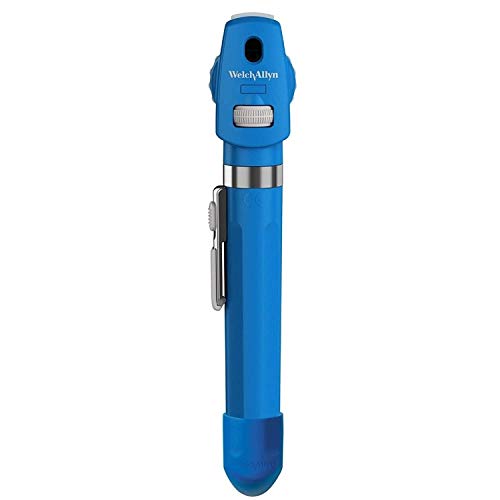 Image of Welch Allyn Ophthalmoscope Pocket LED Fiber Optic Ophthalmoscope 12870(Blue)