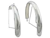 Lowrider 26' Classic Stander Middleweight Fender Set Chrome. for Bicycles, Bikes, for 26' Bike, Beach Cruiser.