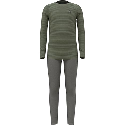 Odlo-Unisex-Kids-Active-WARM-ECO-Base-Layer-Set-grau-140
