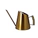 Produktbild CNNIK 400ml Edelstahl Gießkanne Metall Giesskanne für Indoor Outdoor Pflanzen, Gartenarbeiten (Gold)