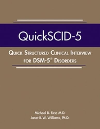 QuickSCID-5: Quick Structured Clinical Interview for Dsm-5 Disorders