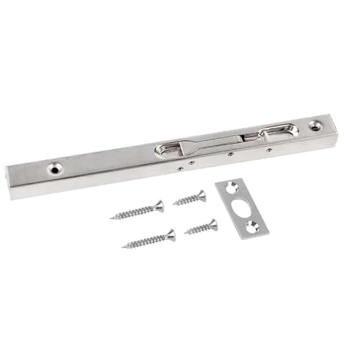 Ayztantine One Color Door Flush Bolt Latch Lock Concealed Door Home Gate Door Security Guard 304 Stainless Steel Flush Latch Bolt For Bedroom, Bathroom