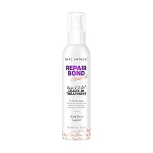 Marc Anthony Repairing Leave-In Conditioner, 8.45 fl oz – Repairs, Strengthens & Maintains Bonds within Hair – Eliminates Frizz, Flyaways & Reduce Breakage – Dry & Damaged Hair