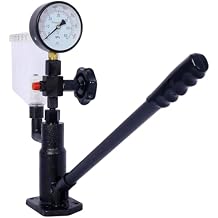 600Bar 8000PSI Diesel Fuel Injector Tester Nozzle Tester Dual Scale Gauge Hand Wheel Adjust