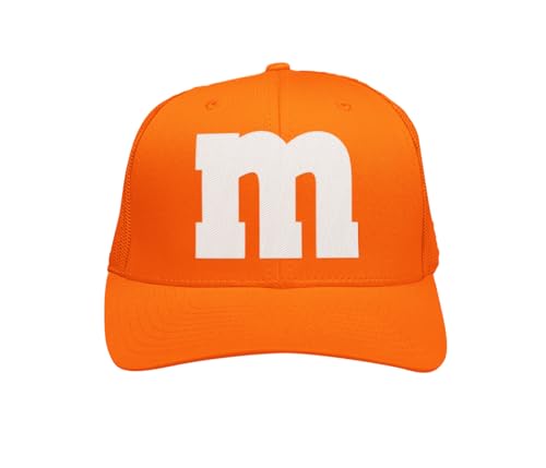 MM Mesh Cap – Basecap – M und M Damen Kostüm Zubehör – Gruppen Baseballcap für Karneval, Fasching, Festival & JGA – bunte M&M Verkleidung Mütze – Partyhut für Damen & Herren – Unisex One Size