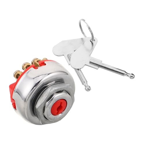 Interruptor de encendido para tractor agrícola de 4 posiciones y conector 8 pines 1