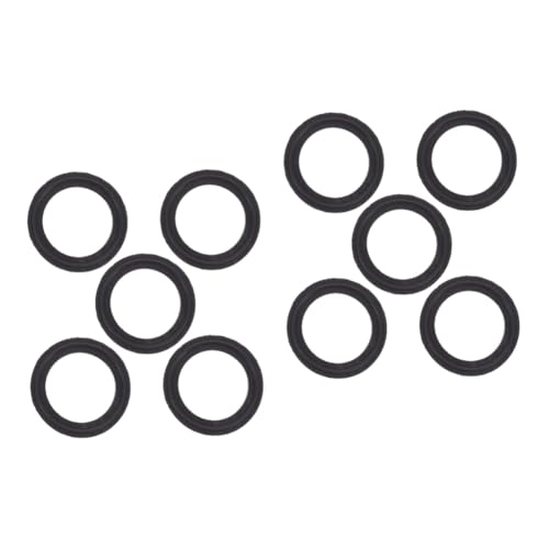 PRETYZOOM 10pcs Stainless Steel Clamp Gasket Clover Clamp Fitting Replacement High Chemical Resistance Flexible Installation for Sanitary and Industrial Use
