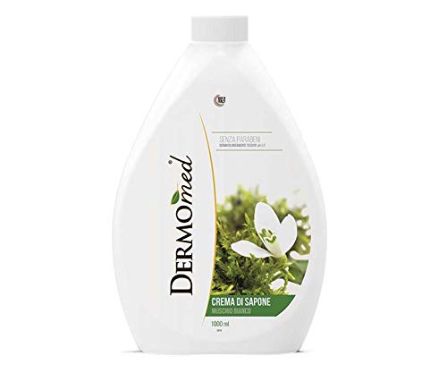 Dermomed Crema Di Sapone Ricarica 1 Lt Muschio Bianco