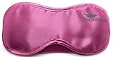 Sleep More (Large-XL) Sleeping Mask for Men or Women, with Free “ONE BAG”. A PINK Satin Natural Rest Aid for Sleep Disorders & Insomnia
