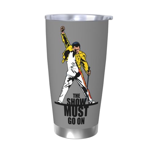 Queen Band NC[oh21 ^u[ bN  J[Jbv 600ml ^fM ۗ ۉ ԗp @r R[q[Jbv RrjJbv Xg[t ӂt AEghA jp Without Straw