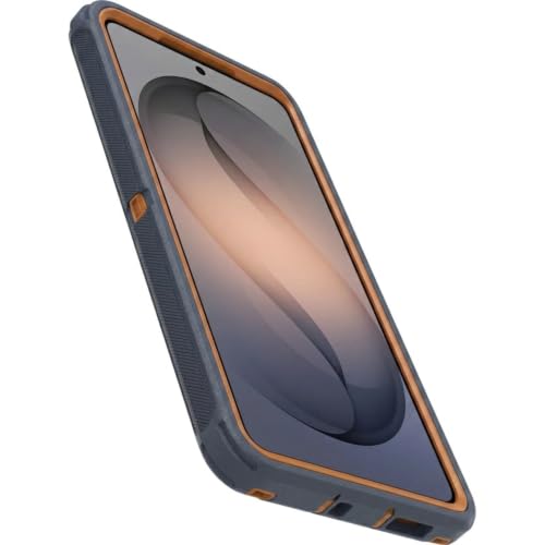 Image of OtterBox Samsung Galaxy S26+ (Only) - Defender Series Case - Navy Canyon (Blue & Orange) - Tough - Rugged & Durable - Samsung Galaxy Phone Case with Magnets