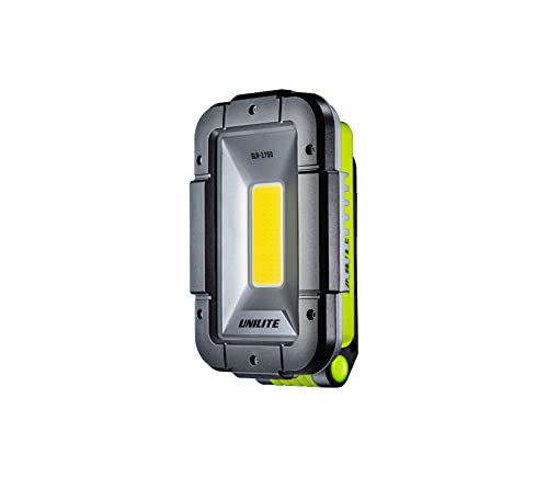 Unilite SLR-1750 USB Rechargeable High Power LED Folding Portable Work Task Light with Power Bank | 1750 Lumen | Strong Magnetic Base | Red LED Modes for Emergency | Type C Fast Charge