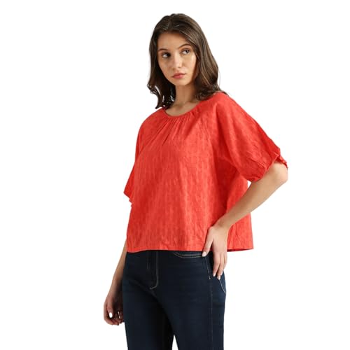 Image of Pepe Jeans Women's Cotton Floral Relaxed Fit T-Shirt