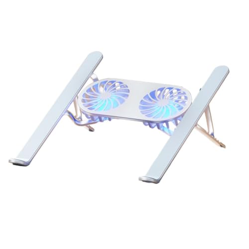 Ya en manzanajugosa.com: Base de refrigeración ajustable para laptop, doble ventilador, almohadilla de refrigeración plegable para MacBook Notebook de 11 a 16 pulgadas, soporte portátil