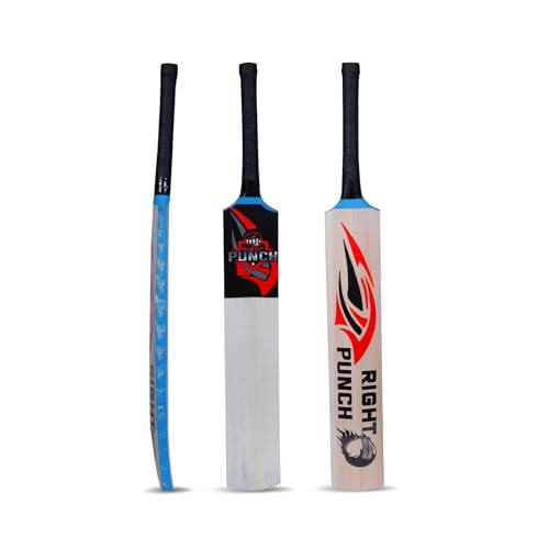 Cricket Bat for Tape Ball and Tennis Ball, Wooden, Short Handle, Adult and Kids Size (Kids)