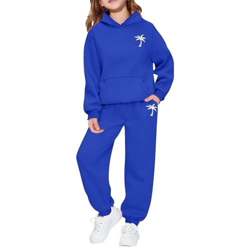 Survêtement fille et garçon uni en polaire sweatshirt baggy