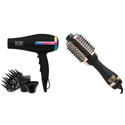 Hot Tools Professional Rainbow Turbo Ceramic Hair Dryer | 1875W