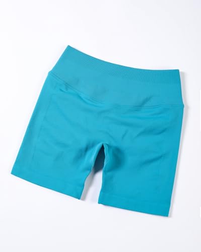 Image of AUROLA Influence Workout Shorts for Women,2.5 3.5 4.5 5.5 6.5 No Roll Up Squat Proof Scrunch Seamless Compression Gym Short