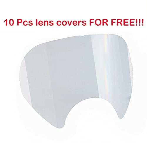 Trudsafe 25 In 1 Full Face Respirator Face Cover For Painting Sparying, Organic Vapor And Dust, Two Kinds Of Connectors, 10 Pcs Lens Cover Included, Gas Cover Respirator With Organic Vapor Filter #TOP5