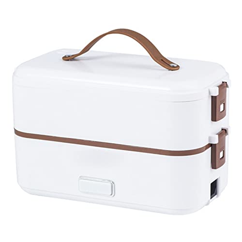 GZPKJ Elektrische Lunchbox, Tragbarer Speisenwärmer, Mit Lebensmittelbehälter Aus Edelstahl, Auslaufsicherer Deckel, Beheizte Bento-Box Für Erwachsene Zu Hause Und Im Büro Cover