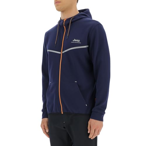Jacket Hombre Jeep Xp Man con capucha y bolsillo canguro Jx22a 3