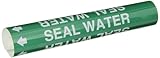  Brady 5758-O - Marcatore ad alte prestazioni, B-689, poliestere over-laminato bianco su pvf verde, Legend \