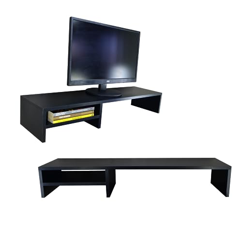 Suporte Para Monitor Elevado Mesa Home Office Setup Gamer Organiz...