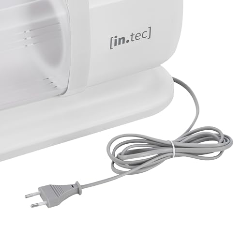 In.Tec Kit Toelettatura 5 In 1 Per Animali Domestici Tosatrice Elettrica E Aspirapolvere Con Contenitore Rimovibile Trimmer Cani Gatti Asciugapeli - Bianco - 5