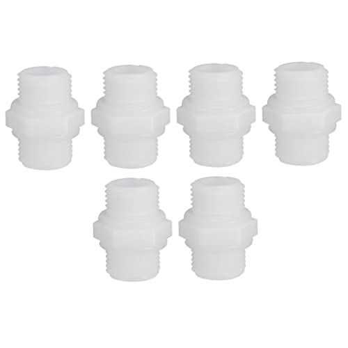 LIFKOME Water Purifier Accessory Kit 6 Quick-release Connectors Tube Fittings for Filter Adapters Pe Material No Burrs Random