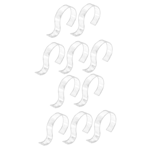 ABOOFAN 10pcs Acrylic Belt Holder Stand Belt Organizer Display Rack for Men Women Compact Design for Closet Table for Home Shop Use Thickness
