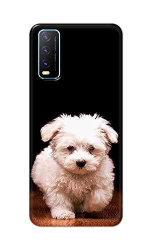 Image of PRINTFIDAA� Printed Hard Back Cover Case for Vivo Y20 | Y20 2021 | Y20i | Y20s | Y20G | Y20S (G) | Y20SG | Y20T Back Cover (Puppy Dog) -2808